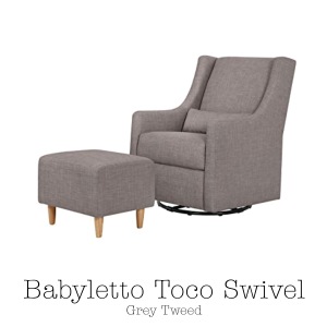 Babyletto Toco Grey Tweed